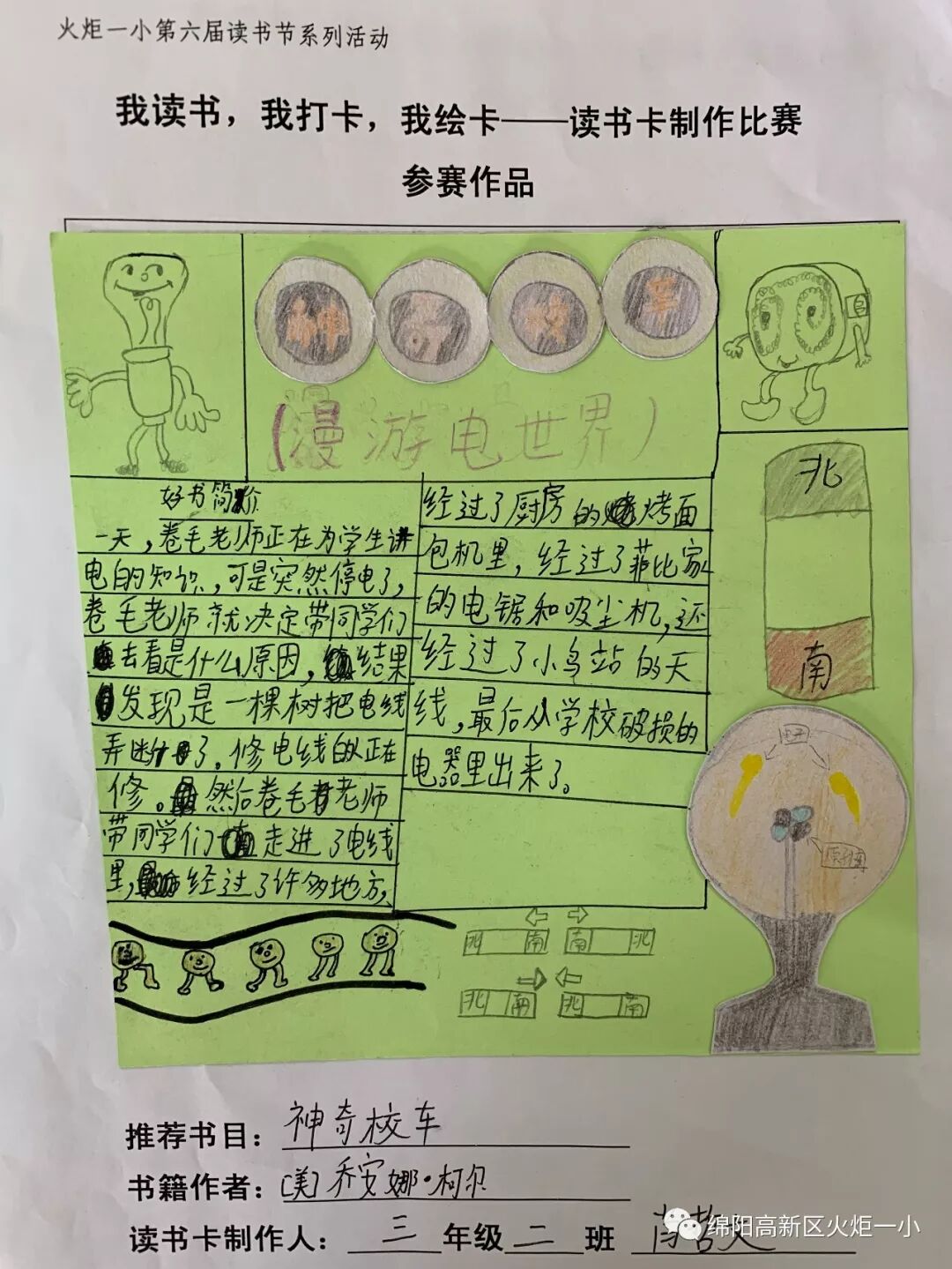 【火一读书节】涌动的思维在阅读中开花 ——师生读书卡,思维导图设计大赛