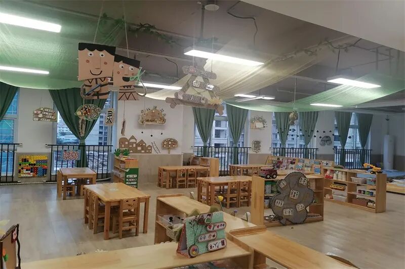 【一幼动态】以无声的环境，孕有生的发展| 火炬一幼环创观摩评比活动