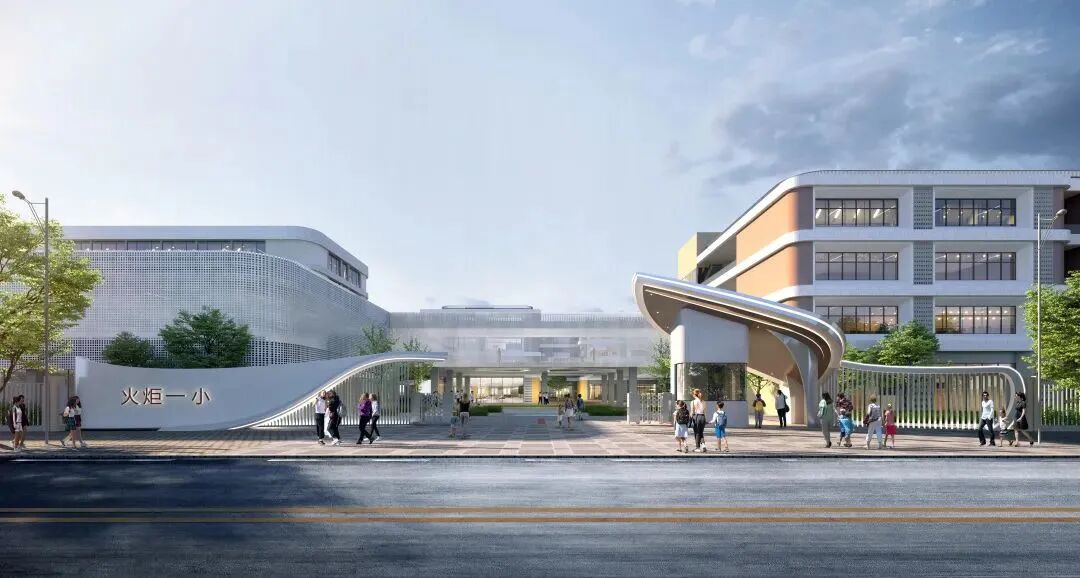 火一·喜讯丨 绵阳高新区火炬第一小学校 A校区建设项目顺利封顶!