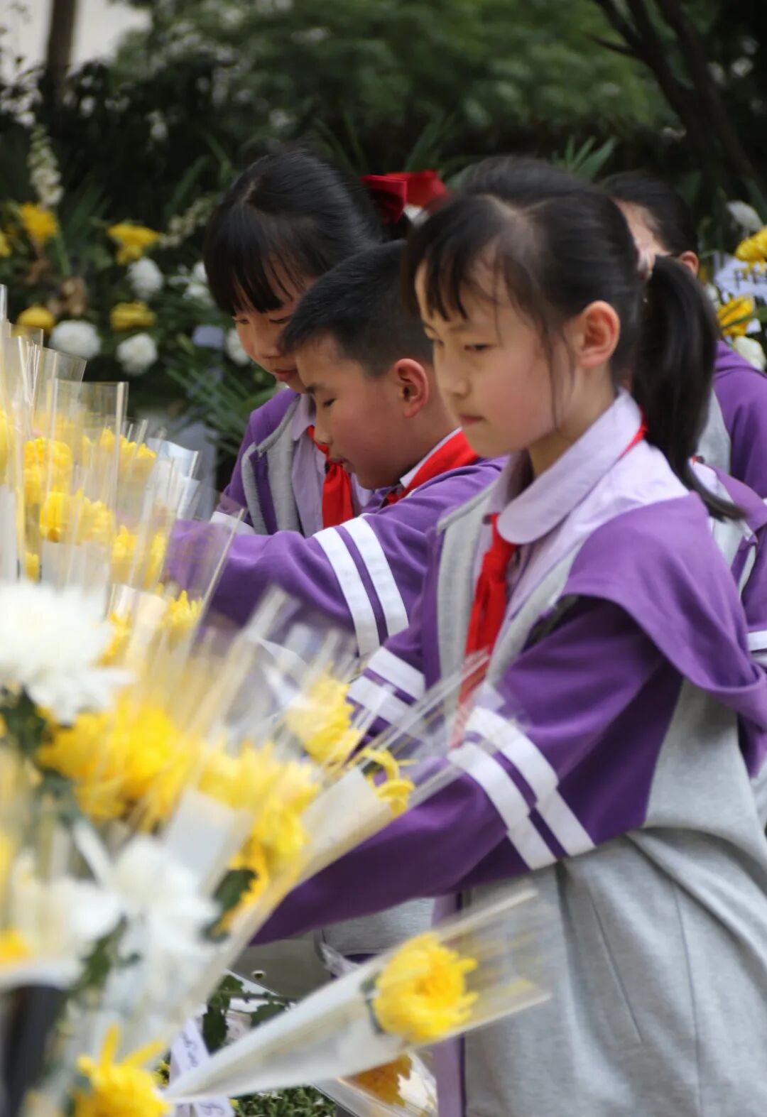 致敬,永远的英雄丨高新区火炬一小清明祭扫活动