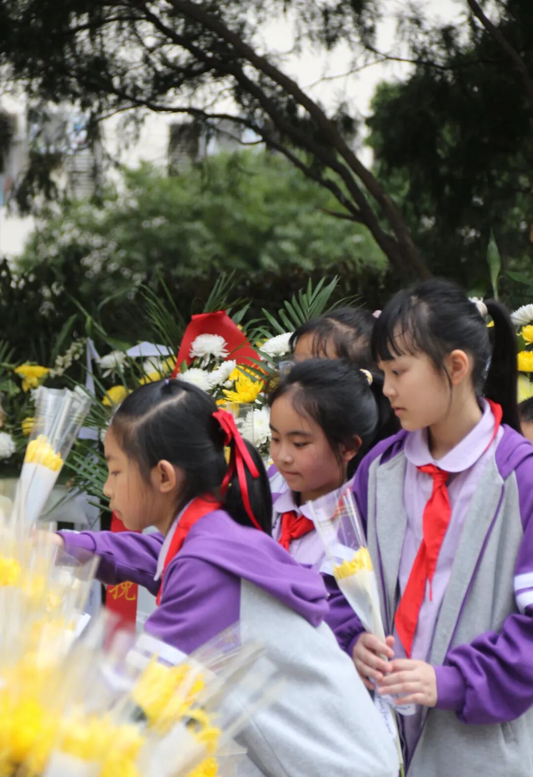 致敬,永远的英雄丨高新区火炬一小清明祭扫活动